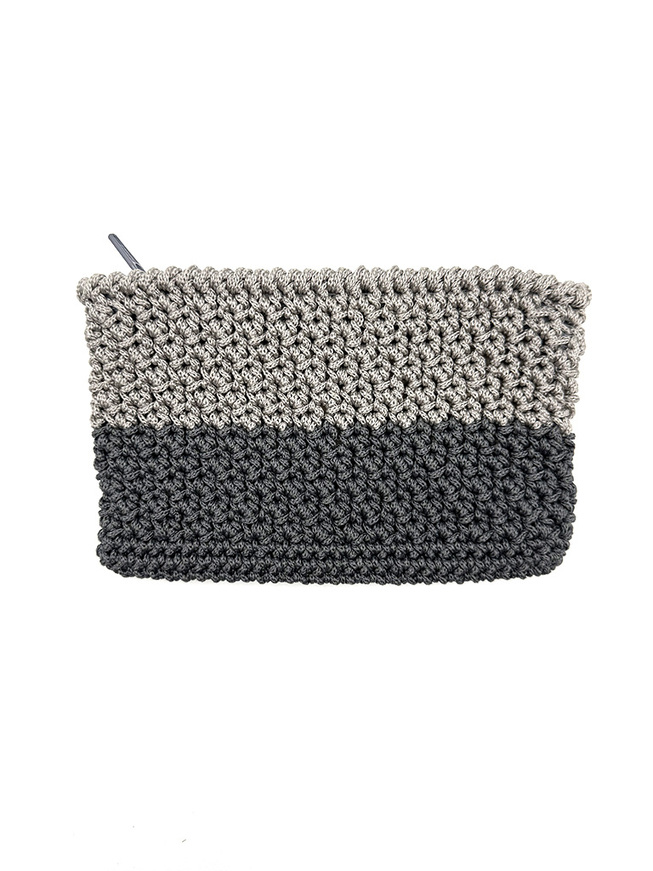 Knitted Two-Tone Wallet
