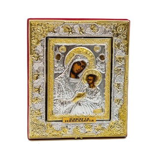 Icon of Panagia Makellaria metalic