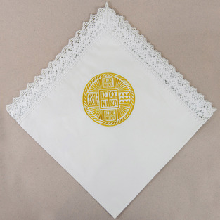 Holy bread cloth with lace