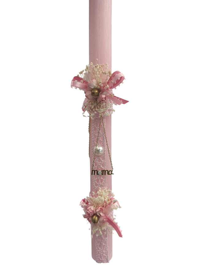 Easter candle with jewelery mama