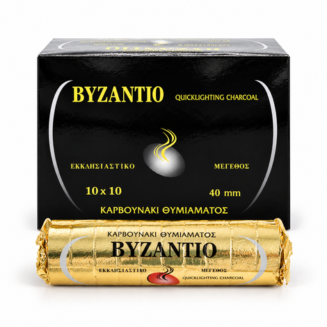 Byzantio Incense Charcoal Tablets 40 mm – Roll