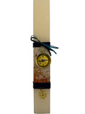 Easter candle with compass