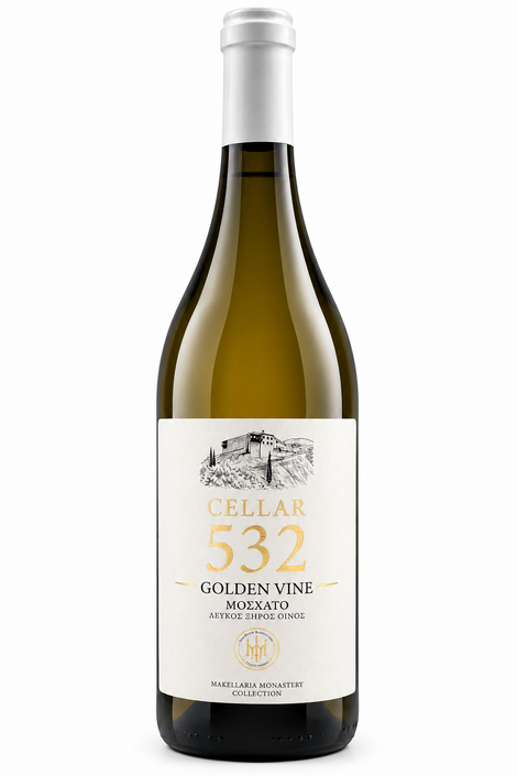 CELLAR 532 Golden Vine – Μοσχάτο Λευκός Ξηρός Οίνος 750ml