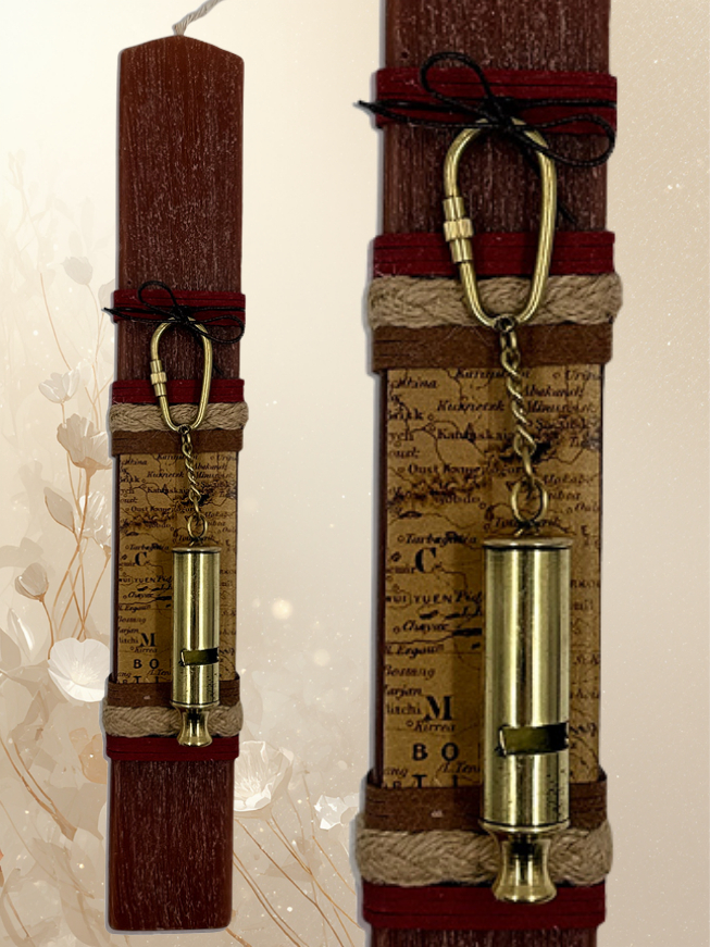 Πασχαλινή Λαμπάδα Explorer με Μεταλλική Σφυρίχτρα – Δημιουργία Μοναζουσών 2026