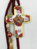 Christmas Lucky Charm with Religious Style & Cross
