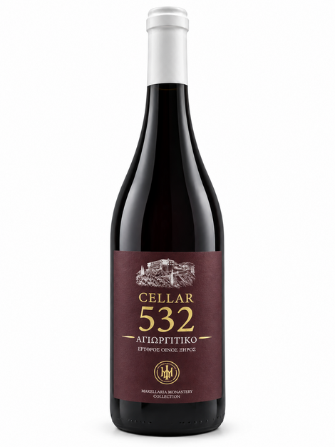 CELLAR 532 Αγιωργίτικο – Ερυθρός Ξηρός Οίνος 750ml