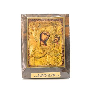 Byzantine seated wooden icon